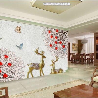 Tranh Dán Tường 3D Hiện Đại mã 20890