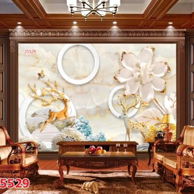 Tranh Dán Tường 3D Hiện Đại mã 25529