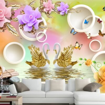 Tranh Dán Tường 3D Hiện Đại mã 32676