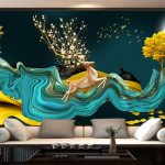 Tranh Dán Tường 3D Hiện Đại mã 49214