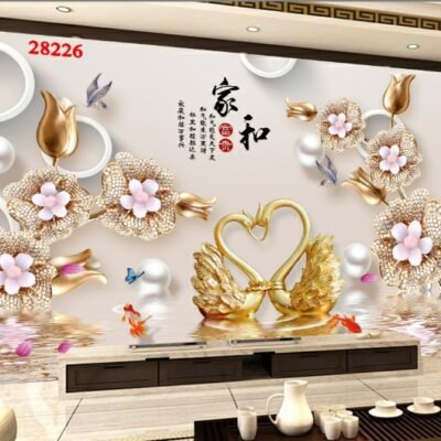 Tranh Dán Tường 3D Hiện Đại mã 28226